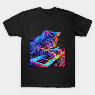 Cat DJ Party T-Shirt